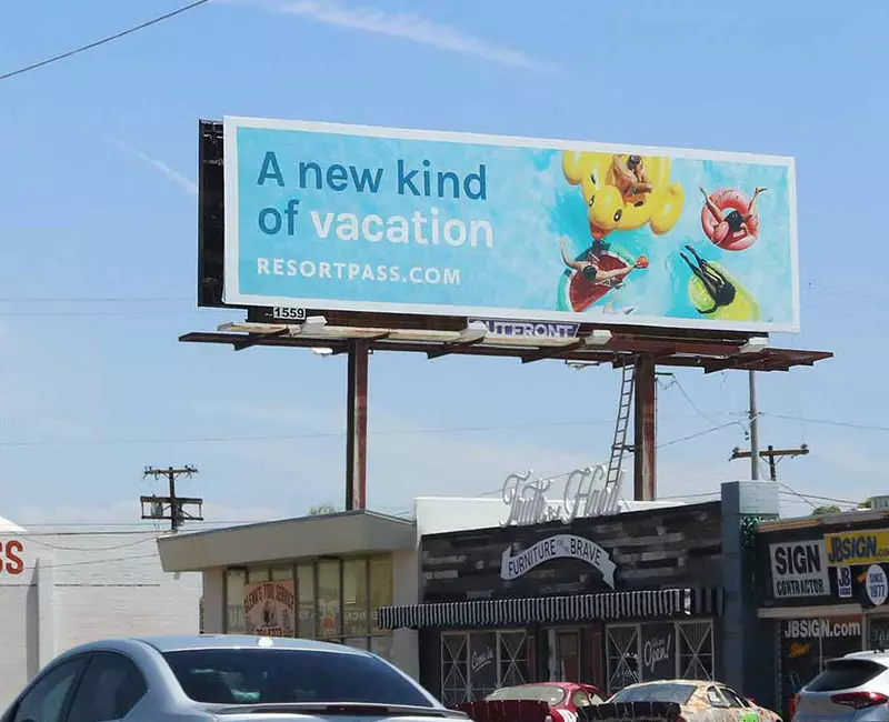 Uvalde Tx vacation billboard advertising